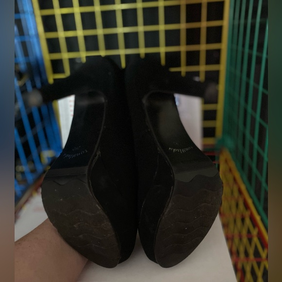 Tonglida-Women's chunky platform boots elegant round heel ankle boots high heels - Picture 14 of 14